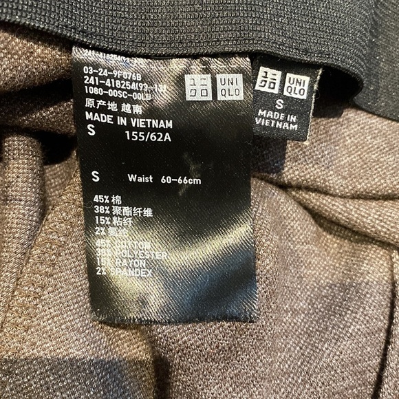 Uniqlo A Line Plaid Skirt with Elastic Waist Size S - Picture 4 of 8